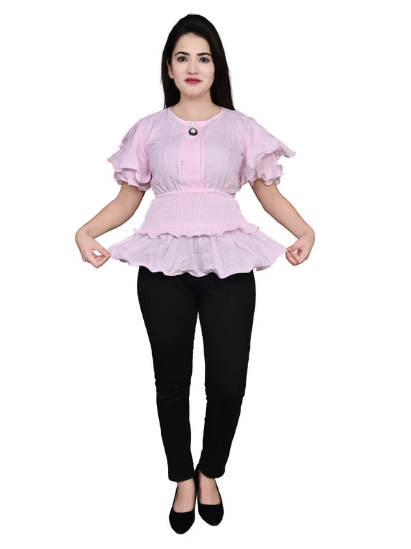 Party wear Balloon Sleeves Women Top