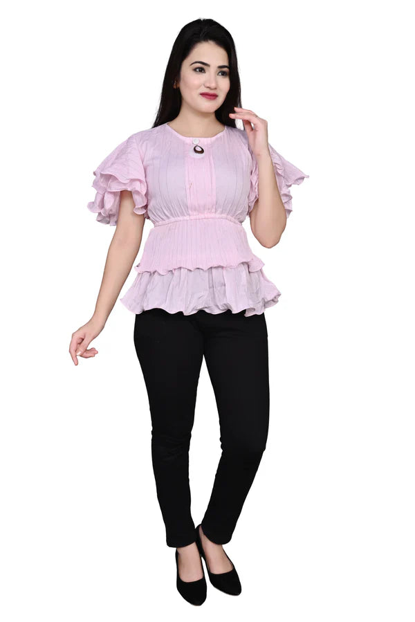 Party wear Balloon Sleeves Women Top