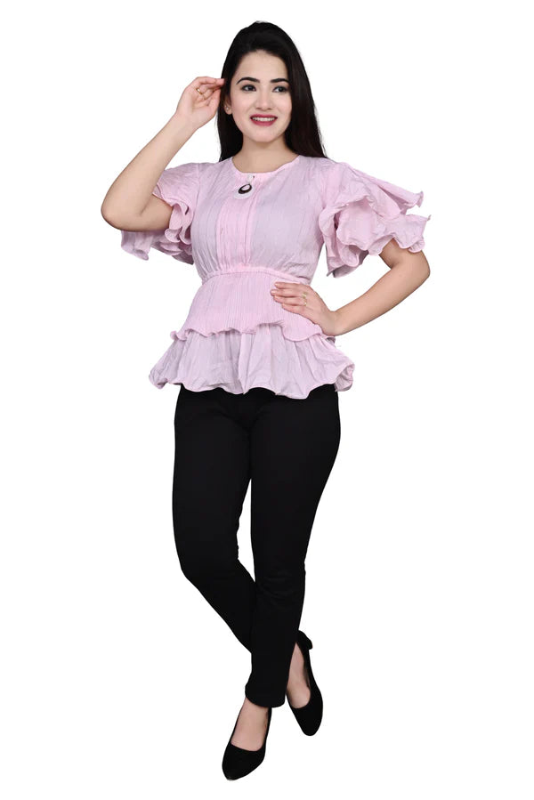 Party wear Balloon Sleeves Women Top