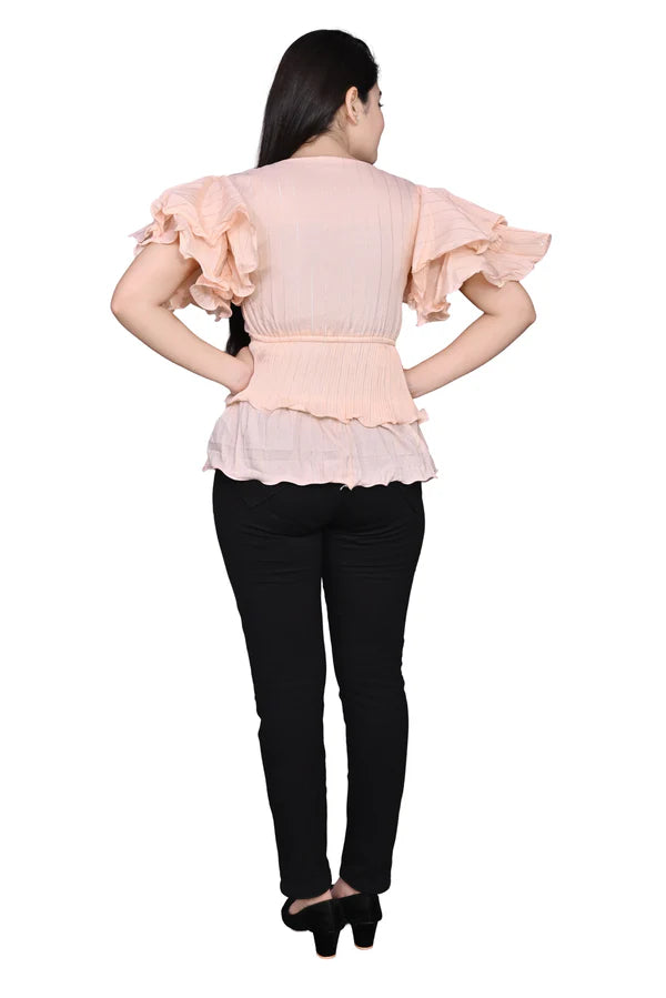 Party wear Balloon Sleeves Women Top